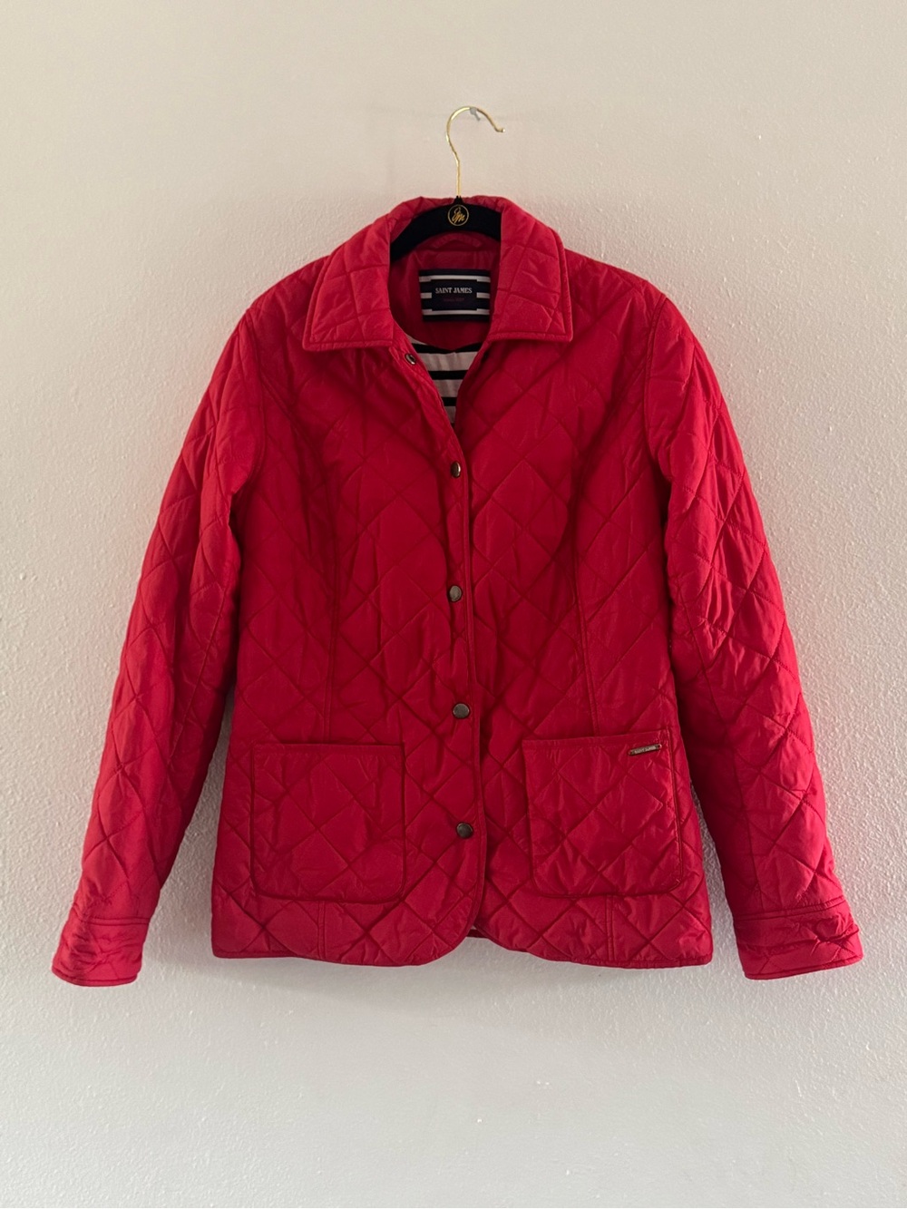 Saint James Women's Quilted Red Jacket